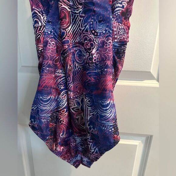 NWT Swimsuit For All Twist Front Maillot One Piece Women Size 10 - Picture 9 of 14